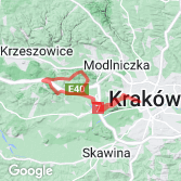 Mapa Skandia Maraton - Kraków mega